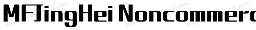 MFJingHei Noncommercial字体转换